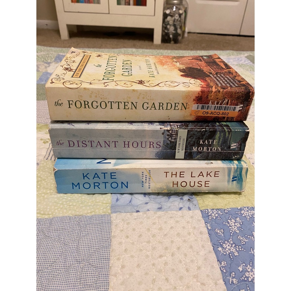 Kate Morton Paperback Book Lot The Forgotten Garden Distant Hours The Lake House